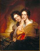 Rembrandt Peale Sisters oil painting on canvas